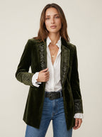 Nuria | Chaqueta Elegante de Terciopelo