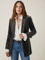 Nuria | Chaqueta Elegante de Terciopelo