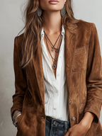 Rosario blazer vintage marrón