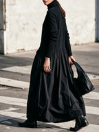LORENZA abito lungo oversize dettaglio
