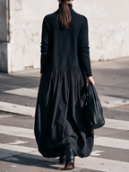 LORENZA abito lungo oversize retro