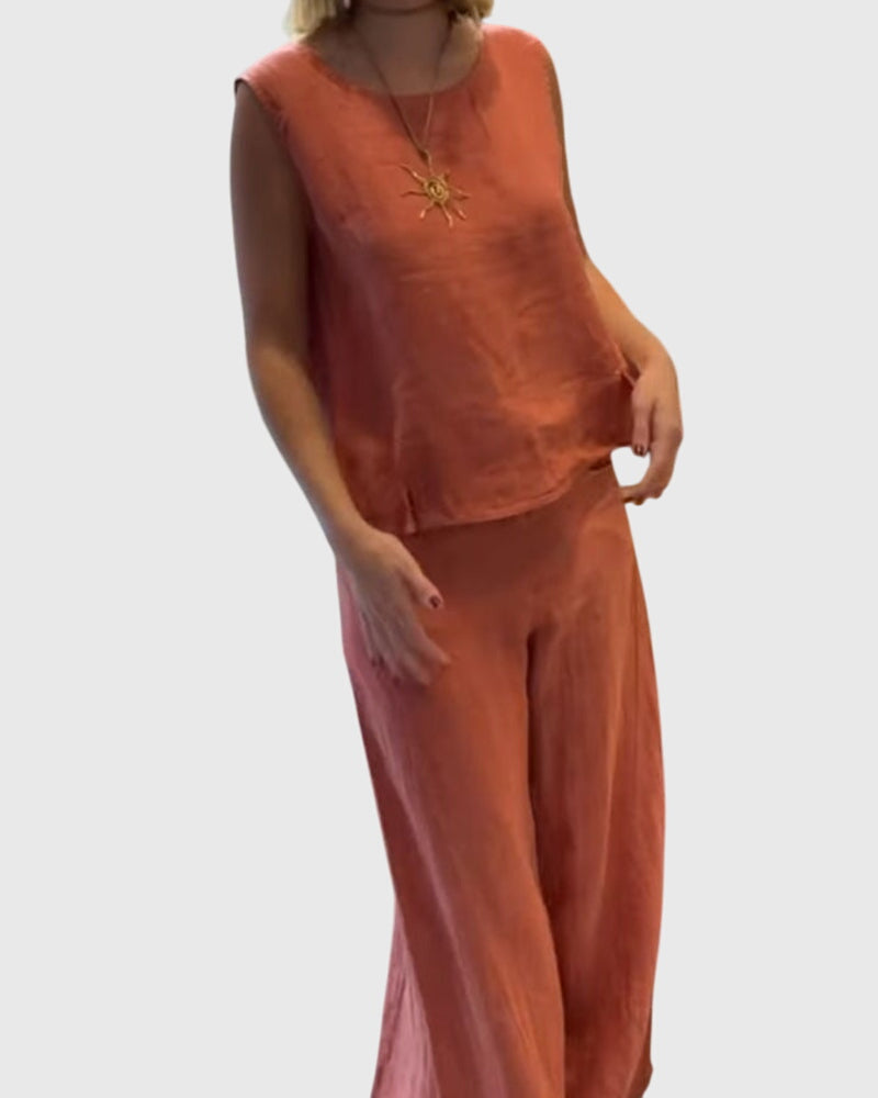 Lenila | Conjunto bohemio de dos piezas