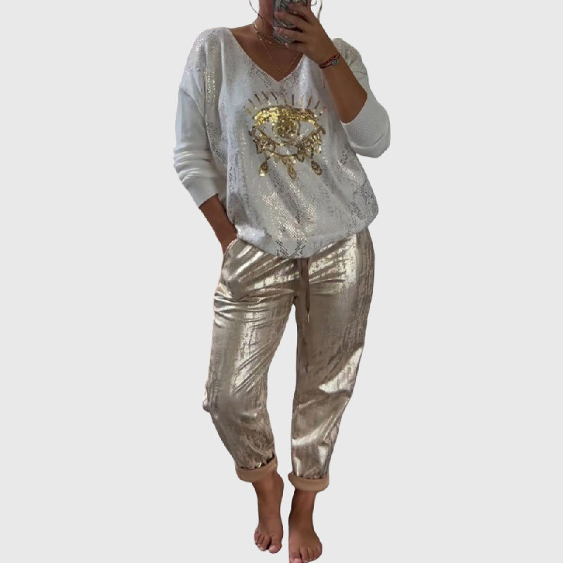 Arlise | Conjunto Casual Elegante de Dos Piezas