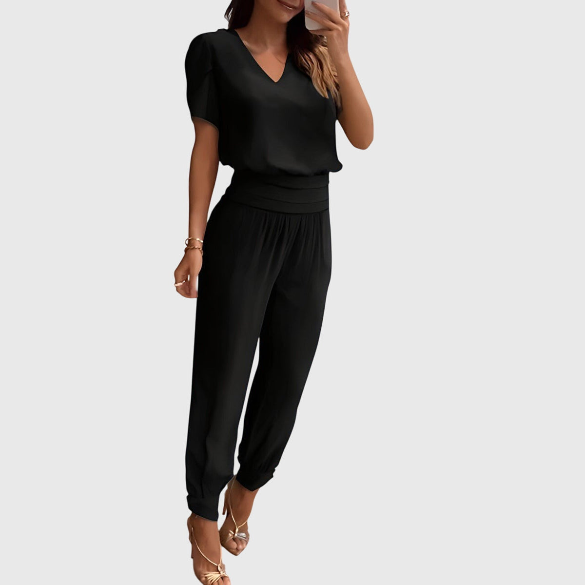 Jennifer | Conjunto de Blusa y Pantalón de Tendencia