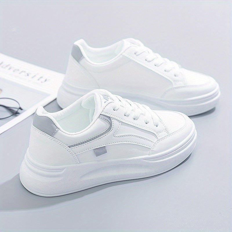 Zapatillas blancas chic confort ligero