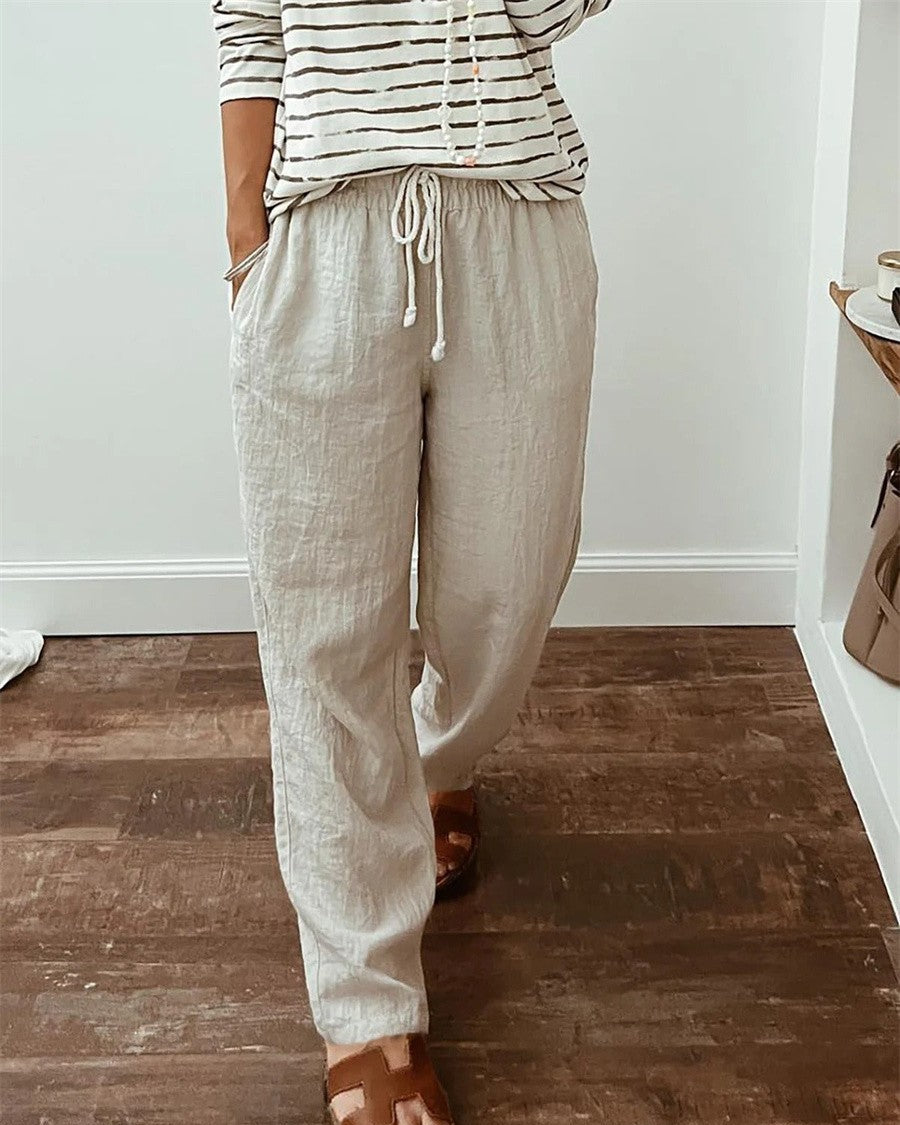 Mila | Pantalones Chic con Cordón
