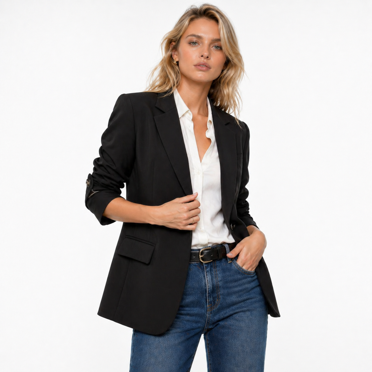 Blazer Sastre Minimalista de Alma Sotelo — foto 1 de 6