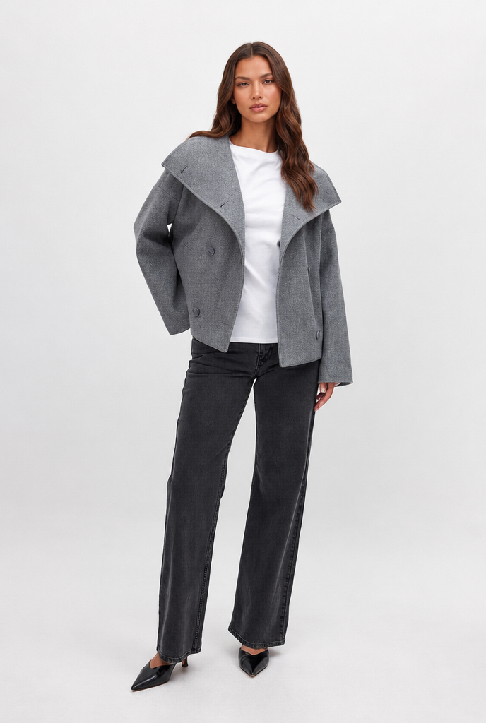 Chaqueta Corta de Lana Gwen de Alma Sotelo — foto 2