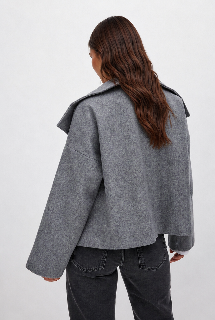 Chaqueta Corta de Lana Gwen de Alma Sotelo — foto 4