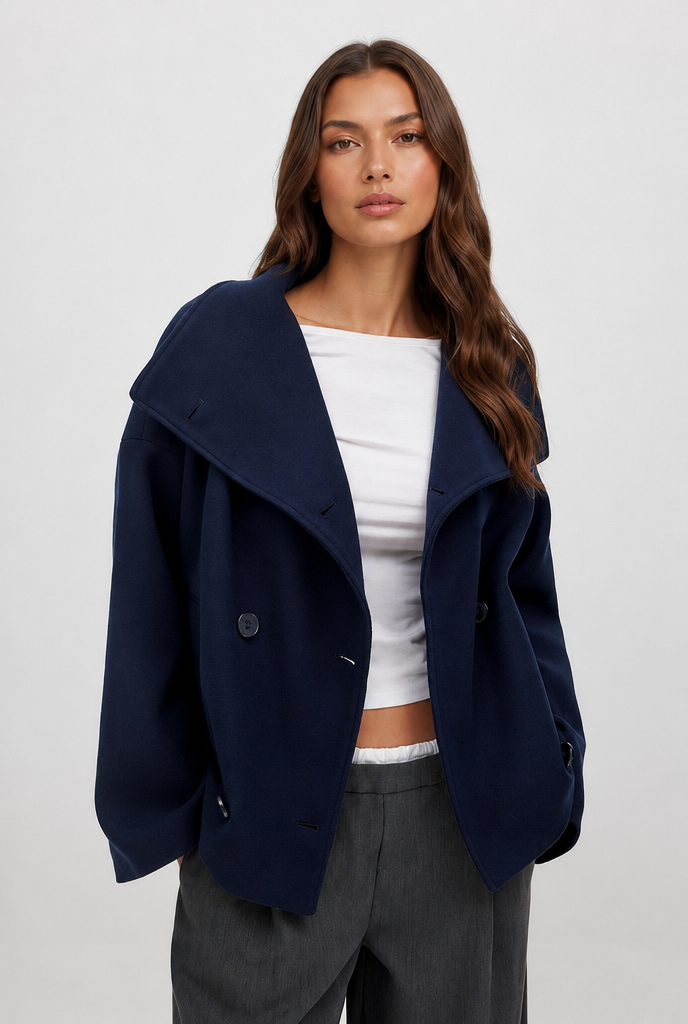 Chaqueta Corta de Lana Gwen de Alma Sotelo — foto 14