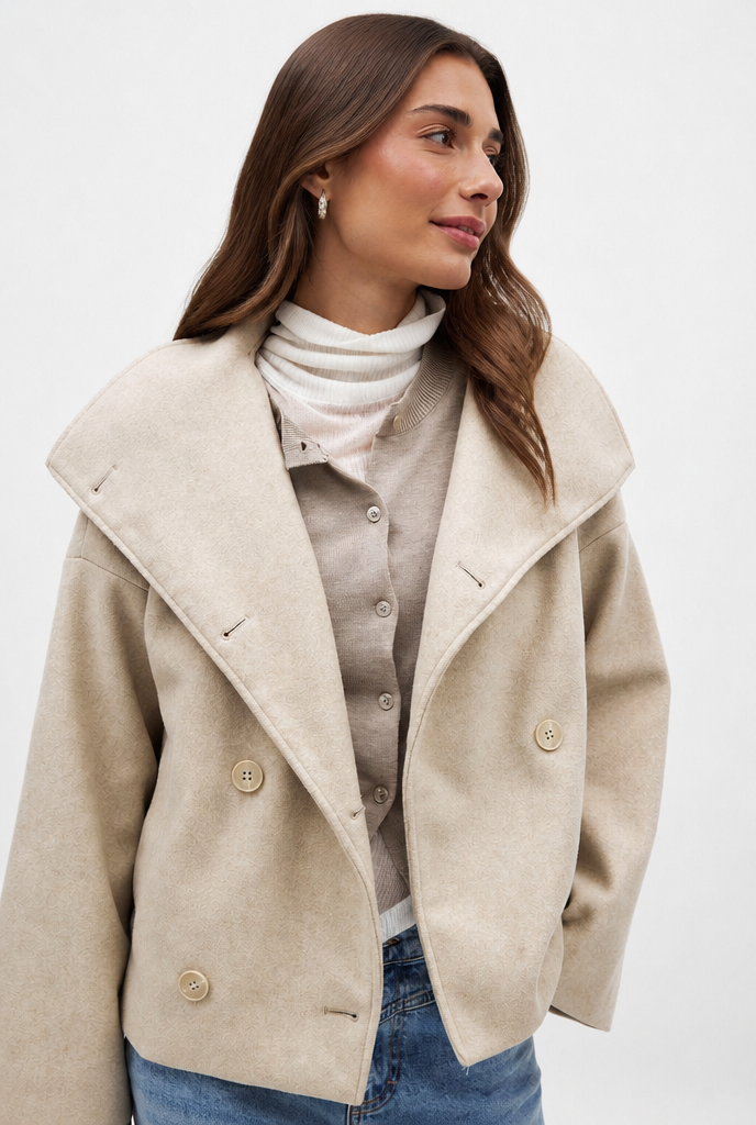 Chaqueta Corta de Lana Gwen de Alma Sotelo — foto 10