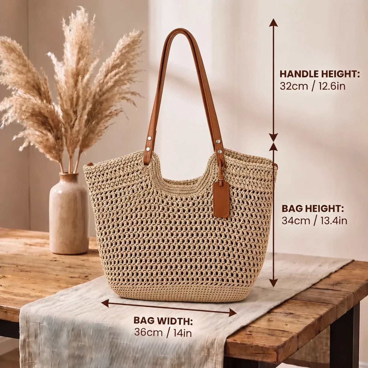 Alba | La Bolsa de Mano de Croché Hecha a Mano