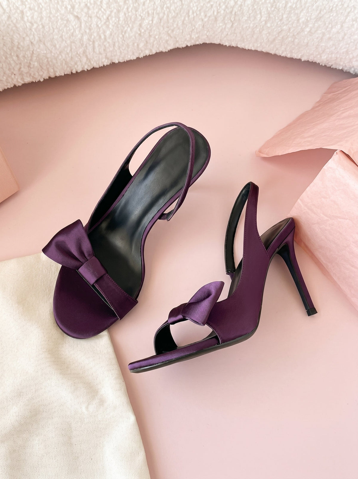 Slingback de Satén con Lazo de Alma Sotelo — foto 6