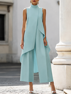 Victoria conjunto de top con caída y pantalón ancho