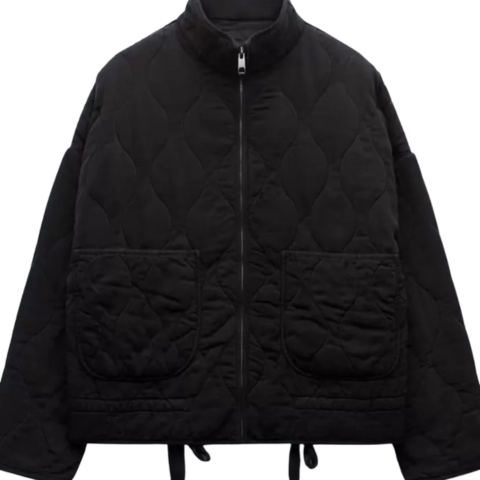 Nerea | Chaqueta Bomber Acolchada Mujer Cuello Alto Cremallera