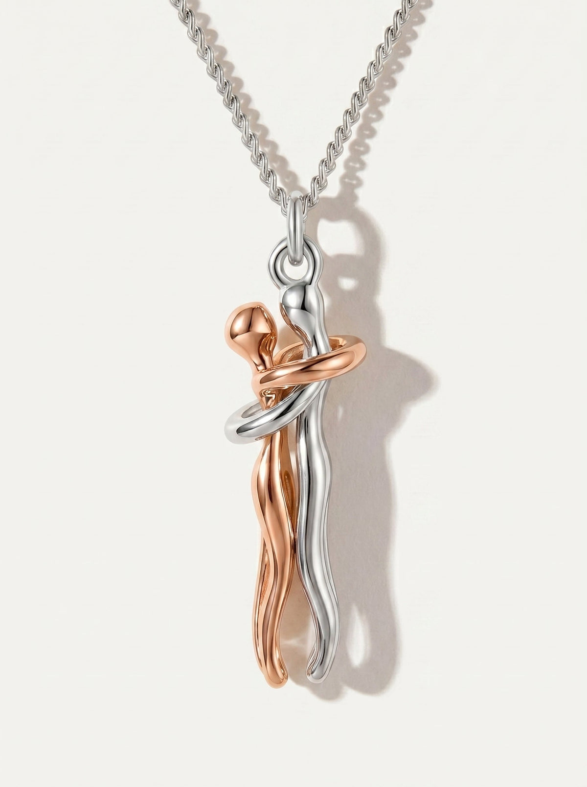 Collar Abrazo Dorado de Alma Sotelo — Oro Rosa