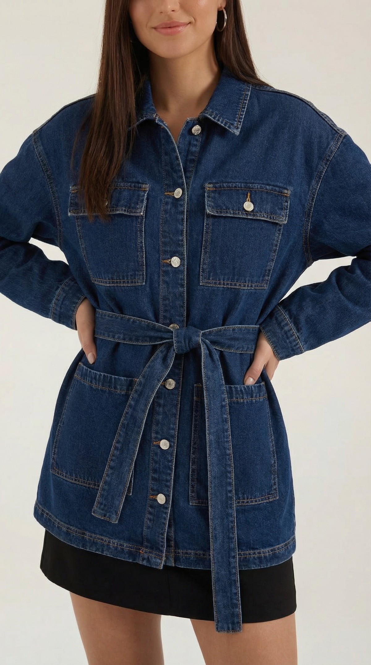 Alice | Chaqueta vaquera con cinturón