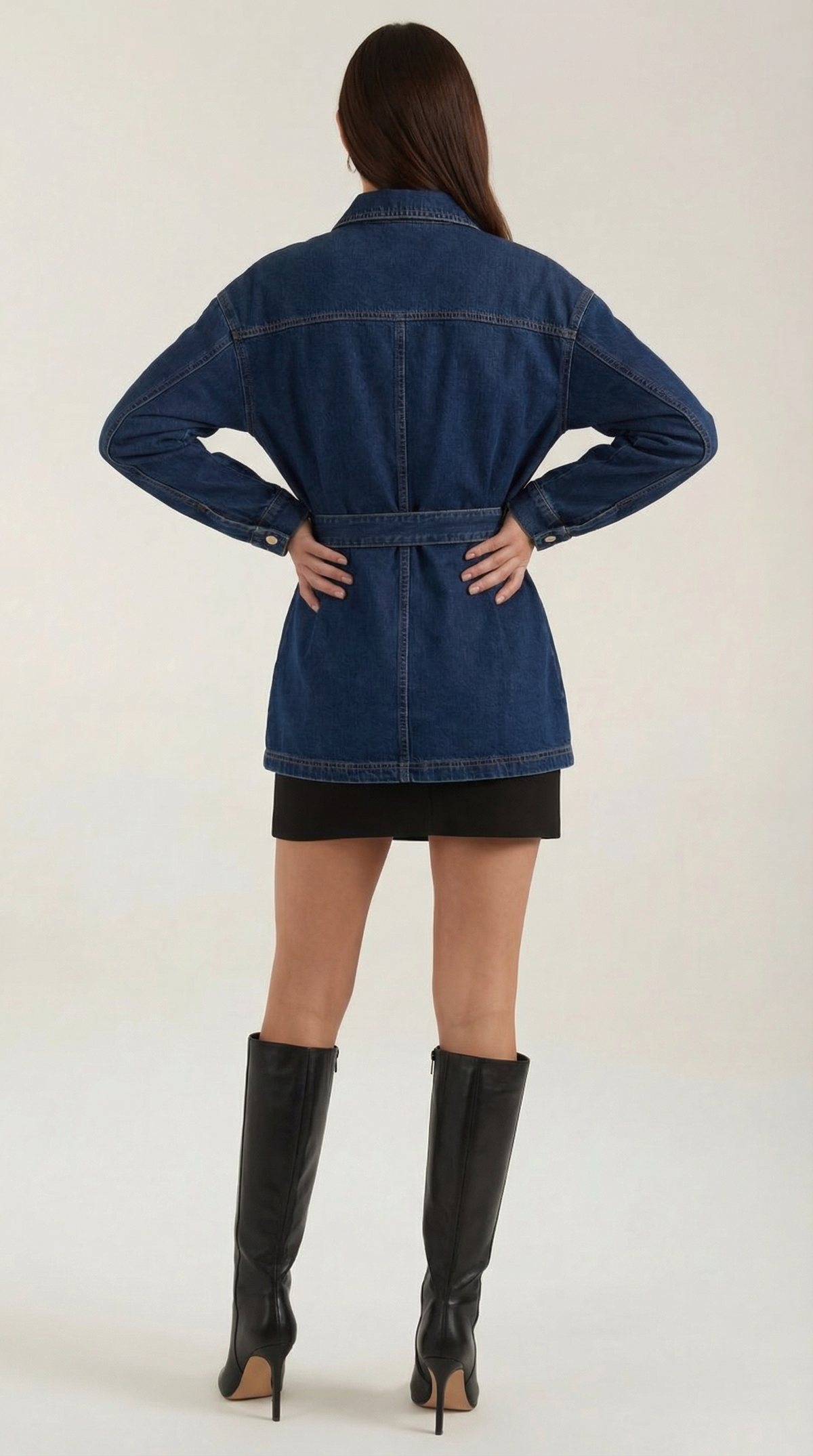 Alice | Chaqueta vaquera con cinturón