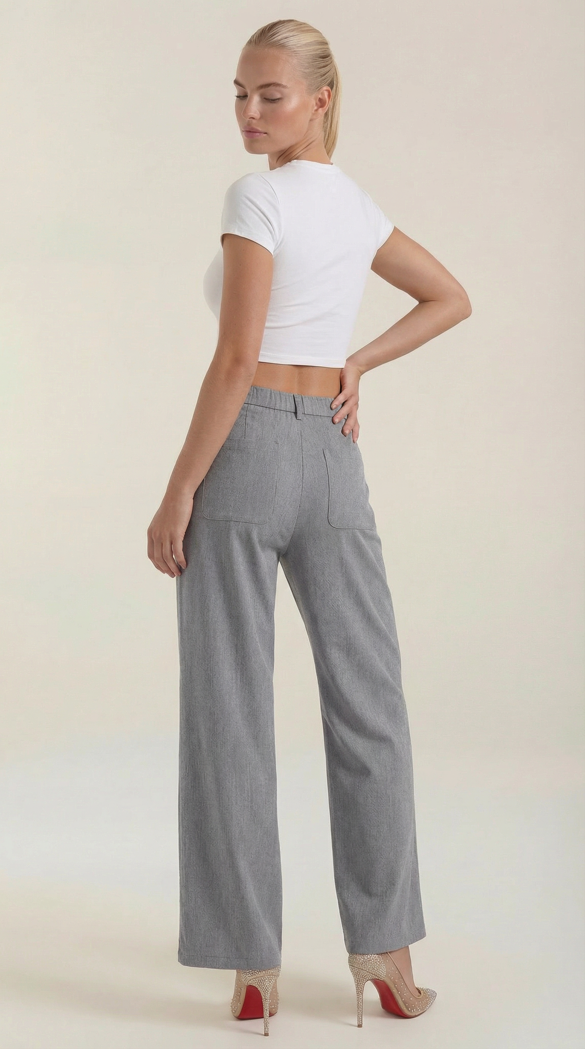 Pantalón Ancho de Pana Allison de Alma Sotelo — foto 4