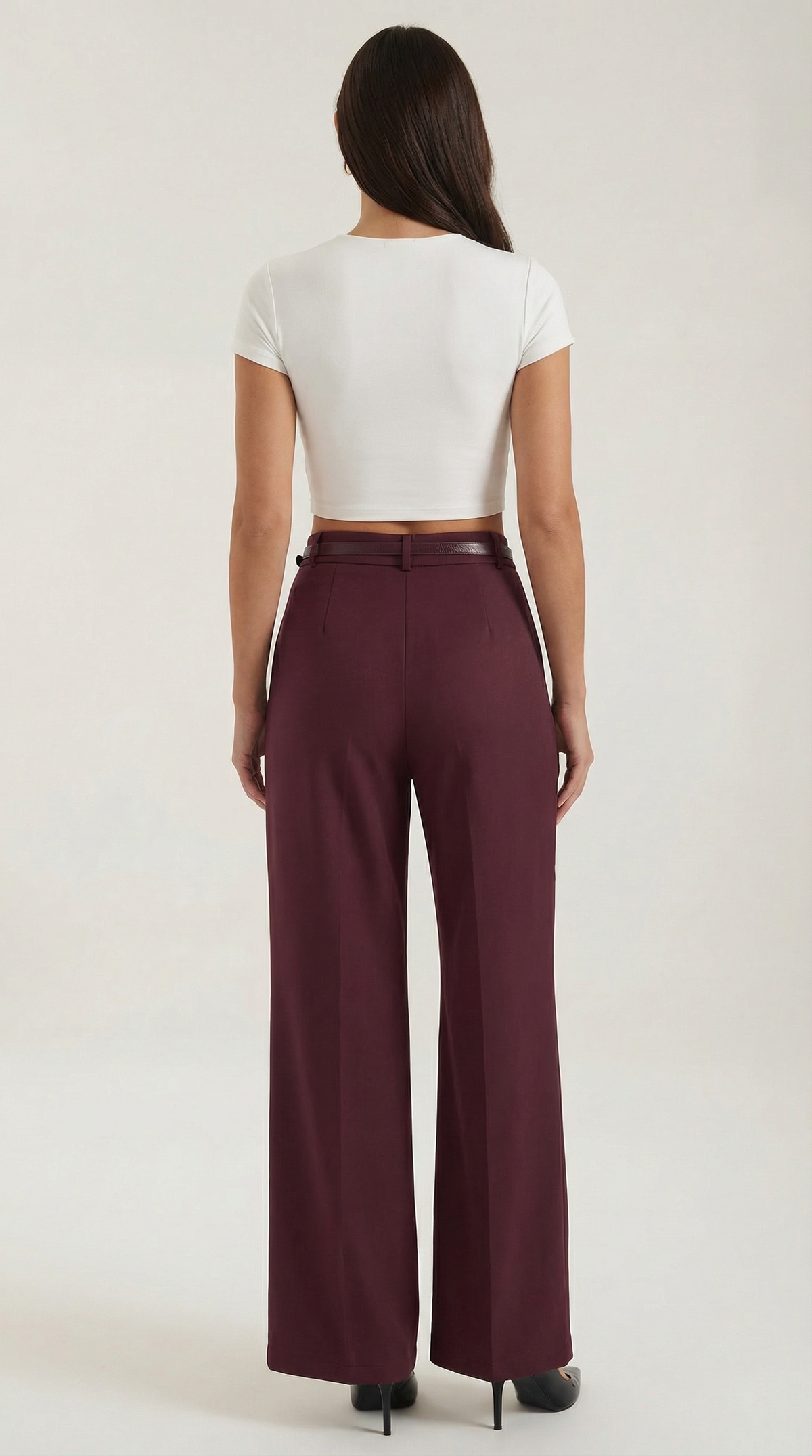Pantalón Amplio de Tela Bertha de Alma Sotelo — foto 4