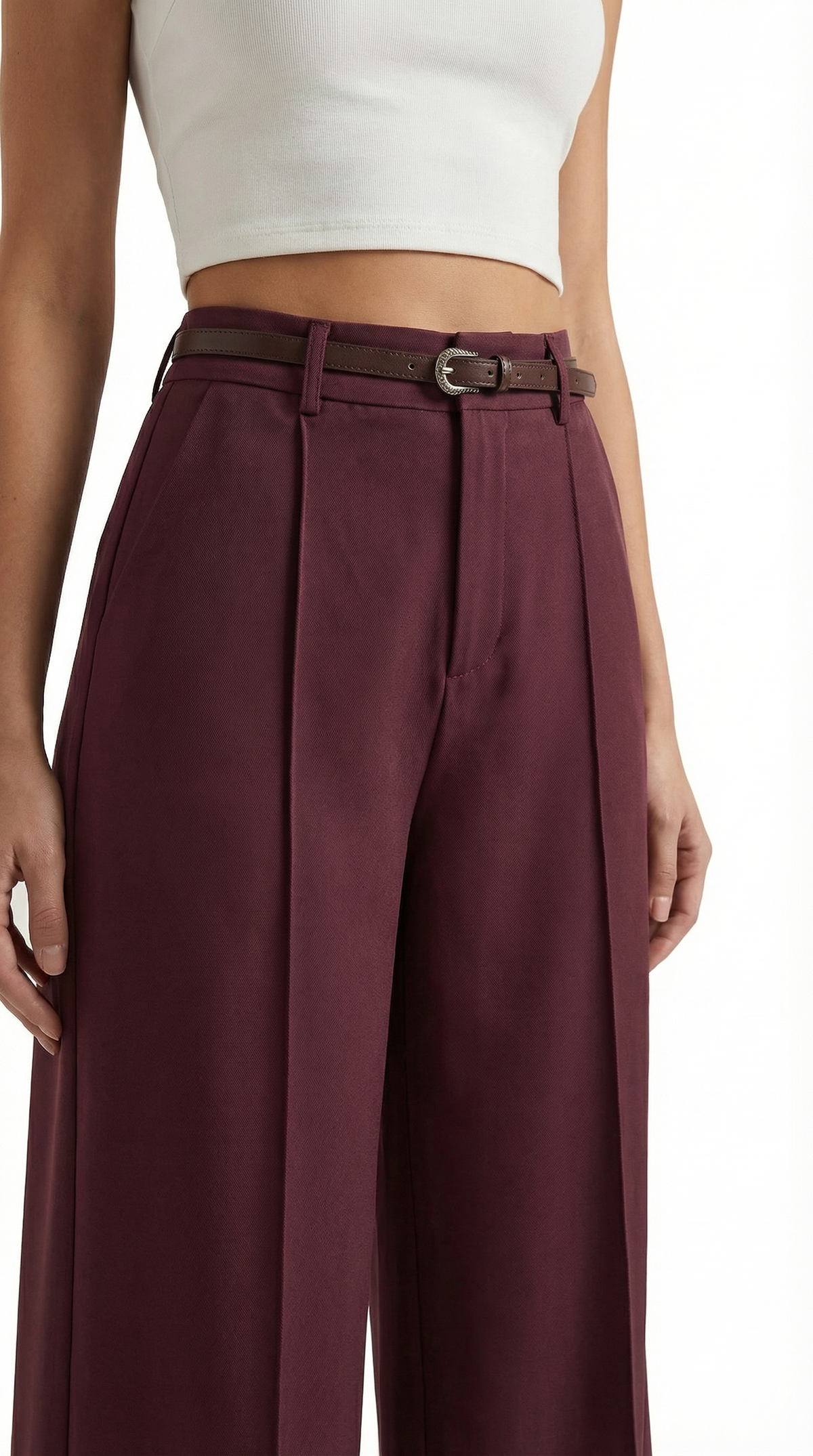 Pantalón Amplio de Tela Bertha de Alma Sotelo — foto 3