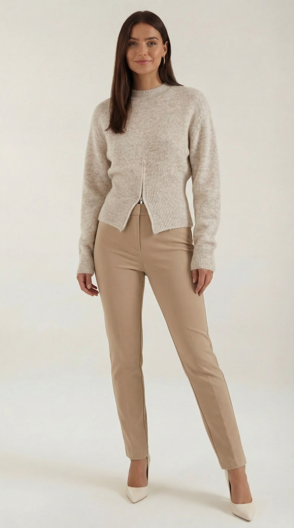 Beverly | Jersey de punto con cremallera