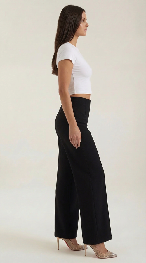 Brooke | Pantalón de vestir de pierna ancha