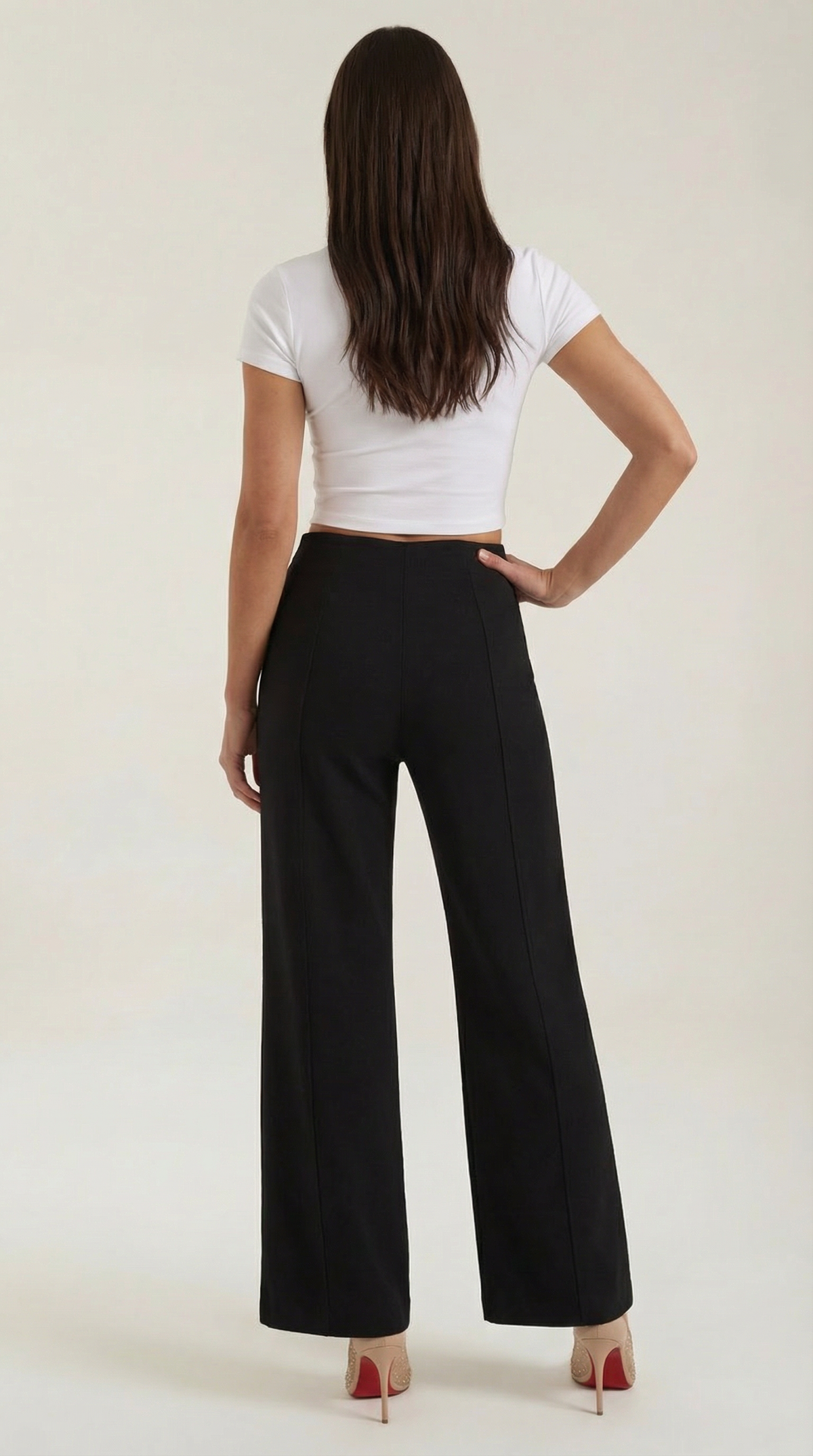 Brooke | Pantalón de vestir de pierna ancha
