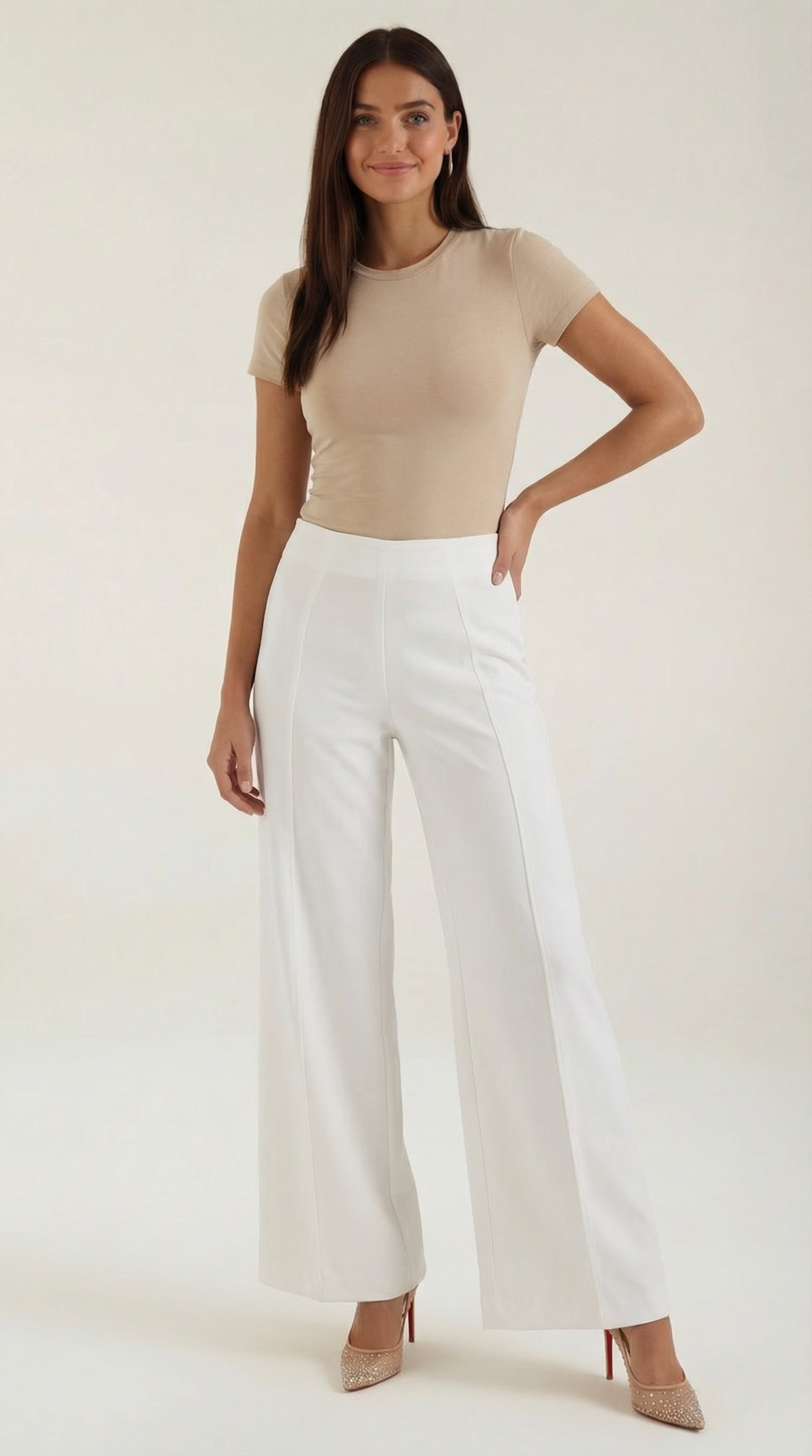Brooke | Pantalón de vestir de pierna ancha