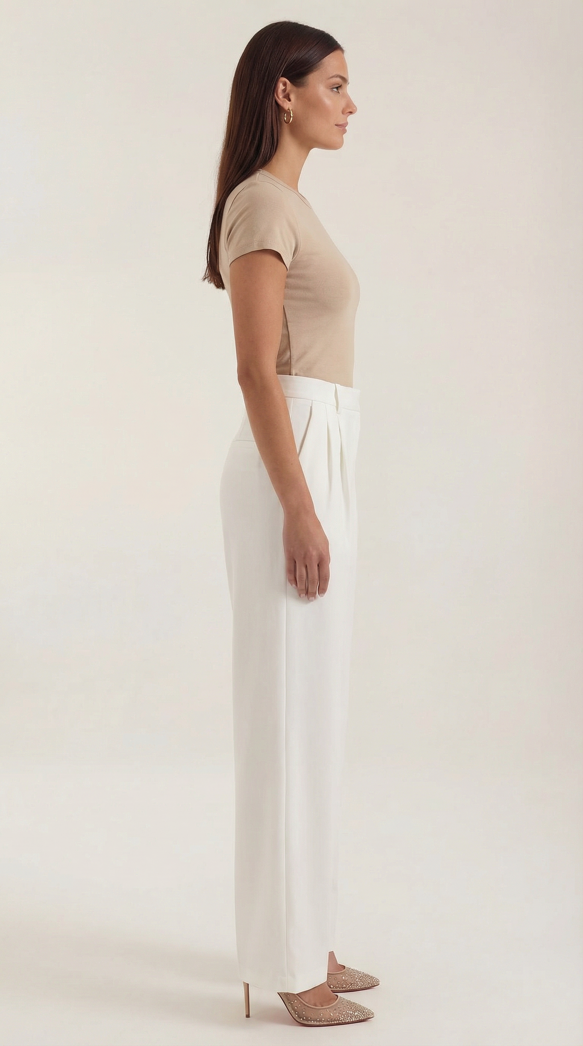 Pantalón Recto Tiro Alto Claire de Alma Sotelo — foto 2