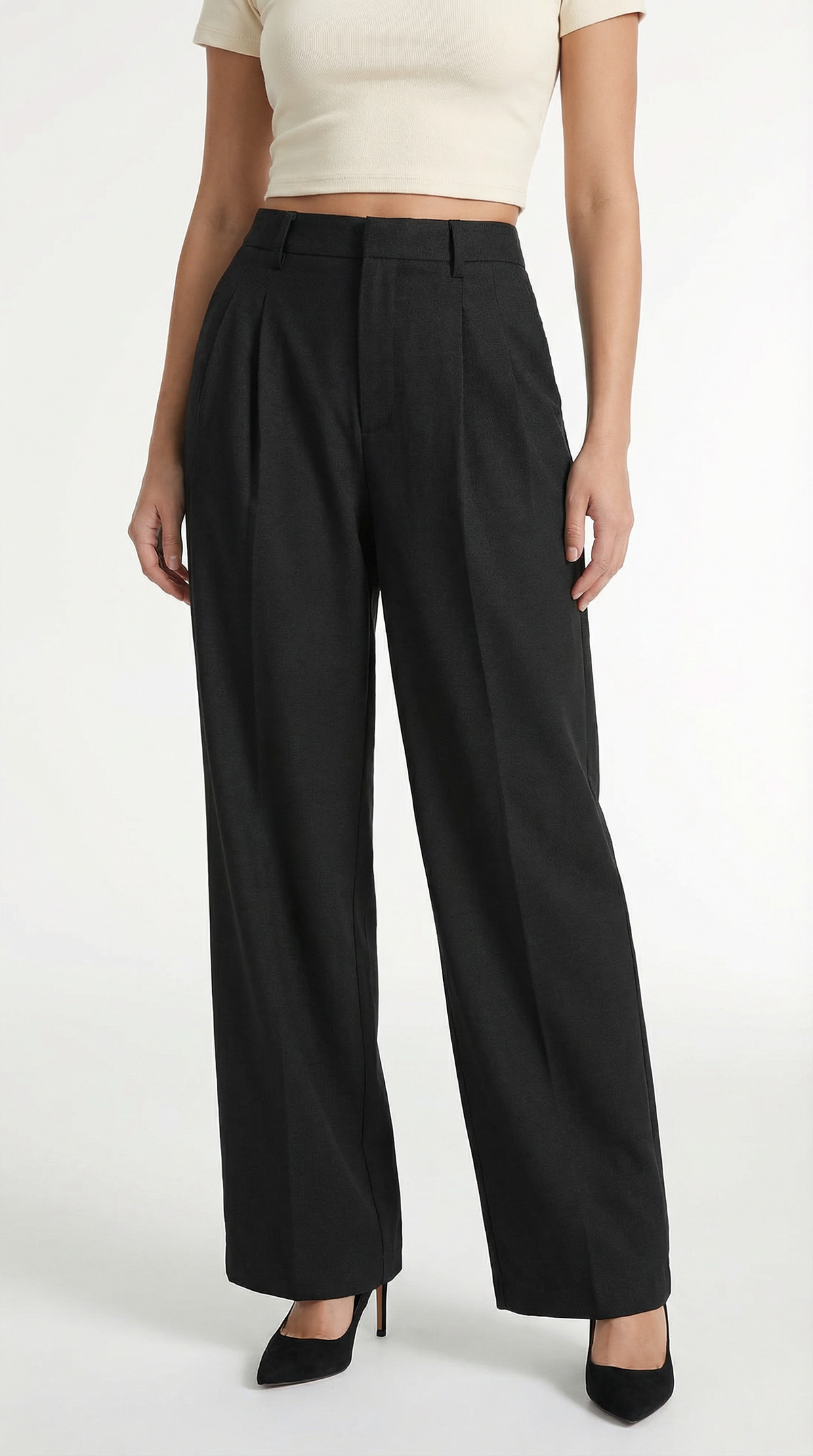 Pantalón Plisado Recto Dorothy de Alma Sotelo — foto 3