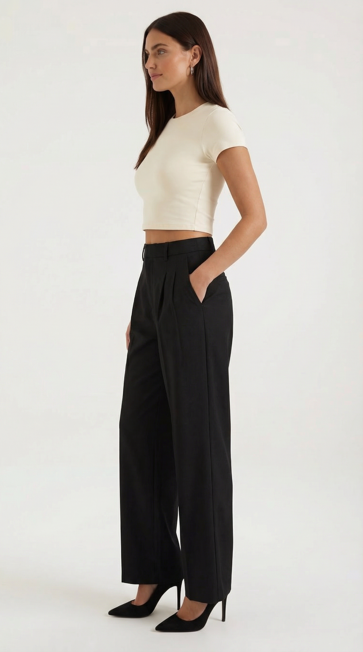 Pantalón Plisado Recto Dorothy de Alma Sotelo — foto 2