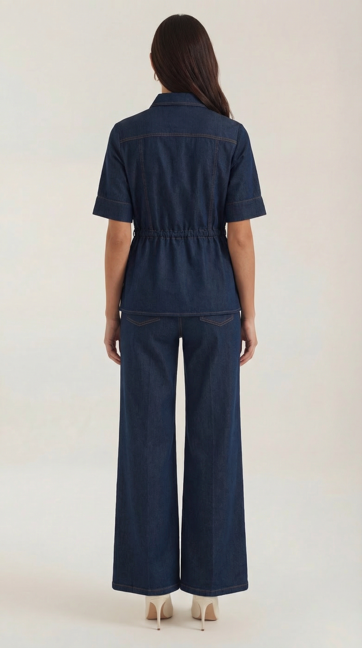 Jade | Conjunto vaquero de camisa y pantalón