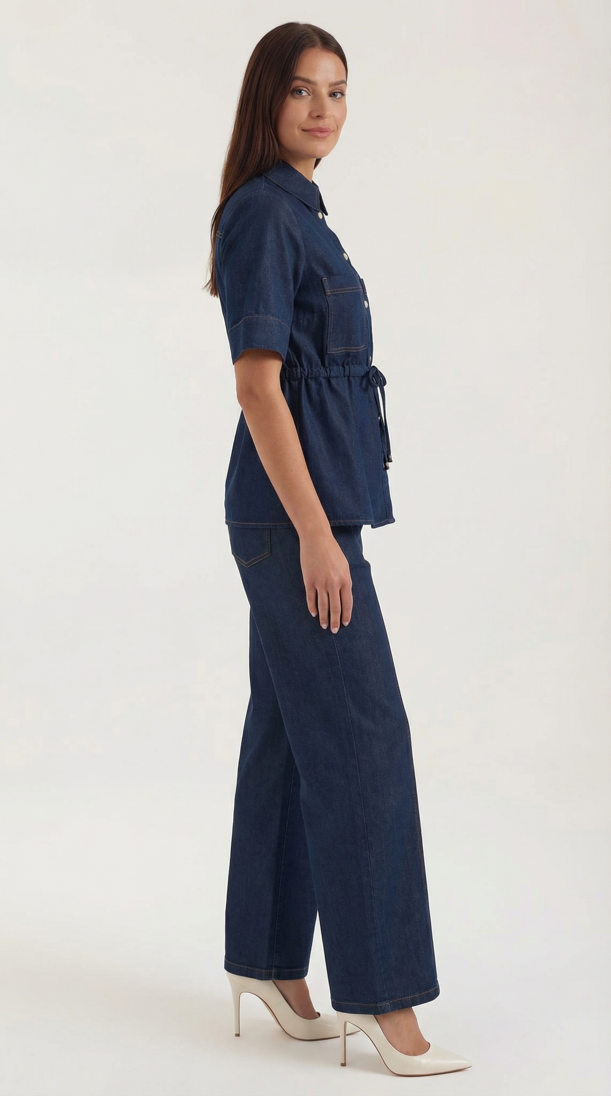 Jade | Conjunto vaquero de camisa y pantalón