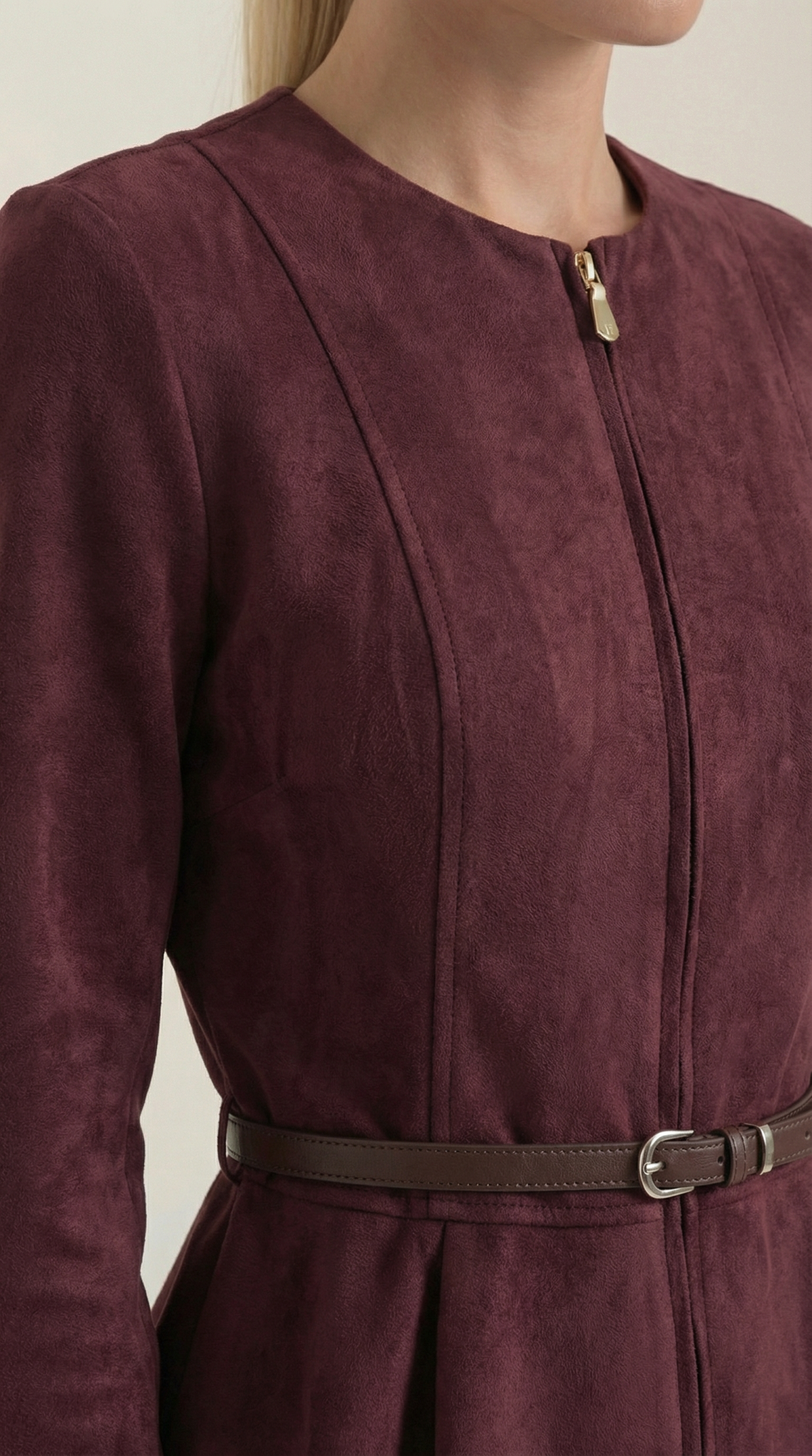 Josie | Chaqueta con peplum y cinturón