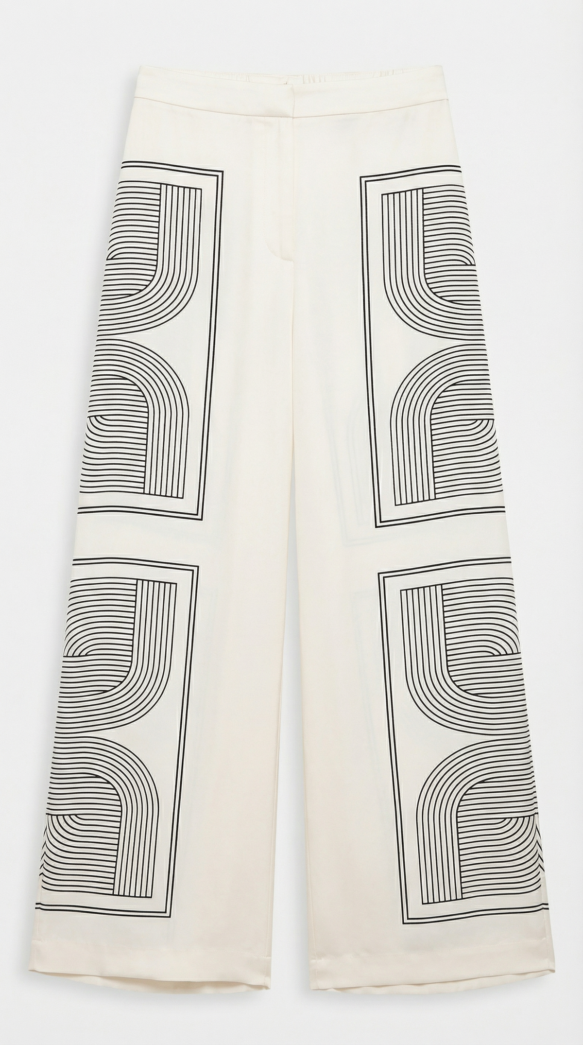 Jude | Pantalón estampado de pierna ancha