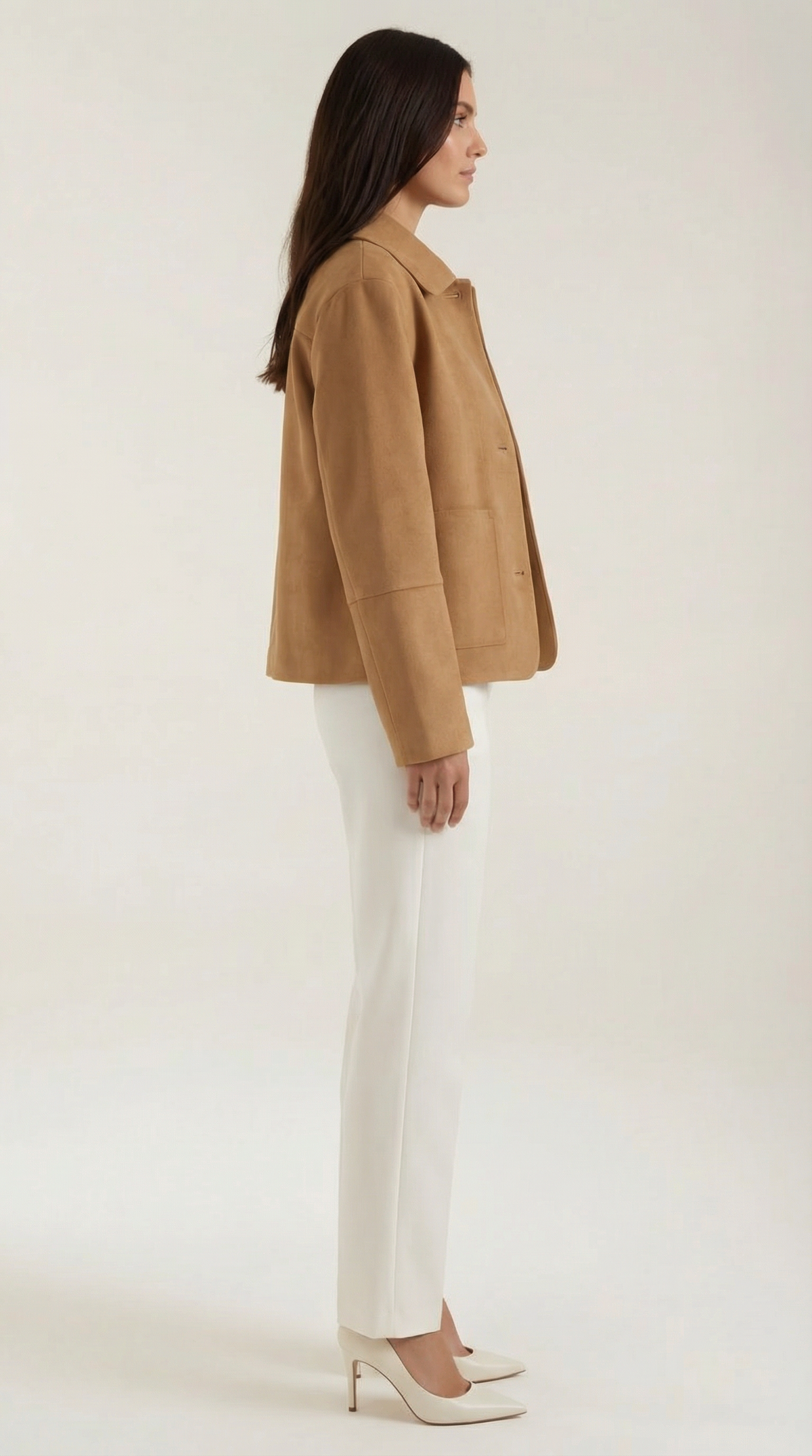 Chaqueta Suave Julie Camel de Alma Sotelo — foto 2