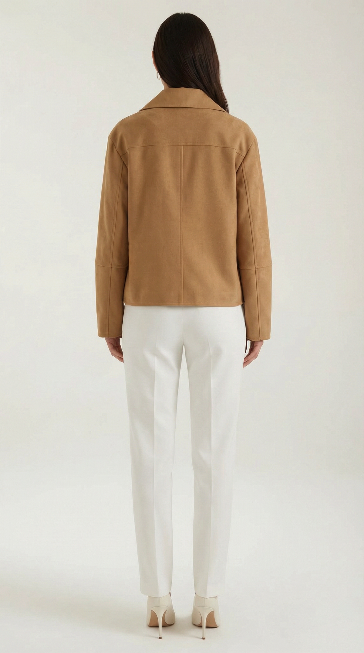 Chaqueta Suave Julie Camel de Alma Sotelo — foto 3
