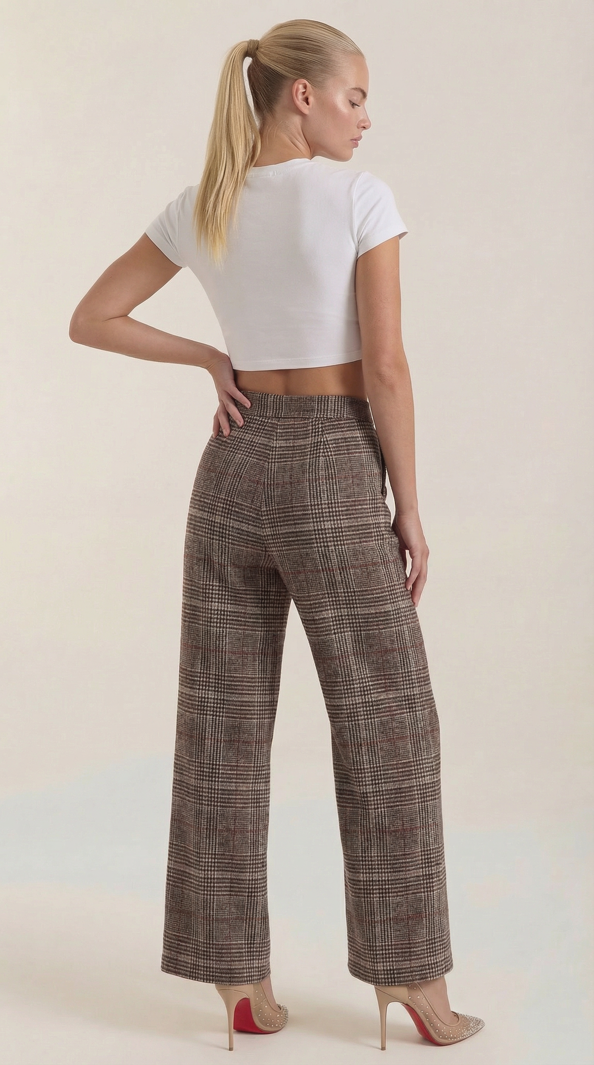 Pantalón de Cuadros Leigh de Alma Sotelo — foto 4