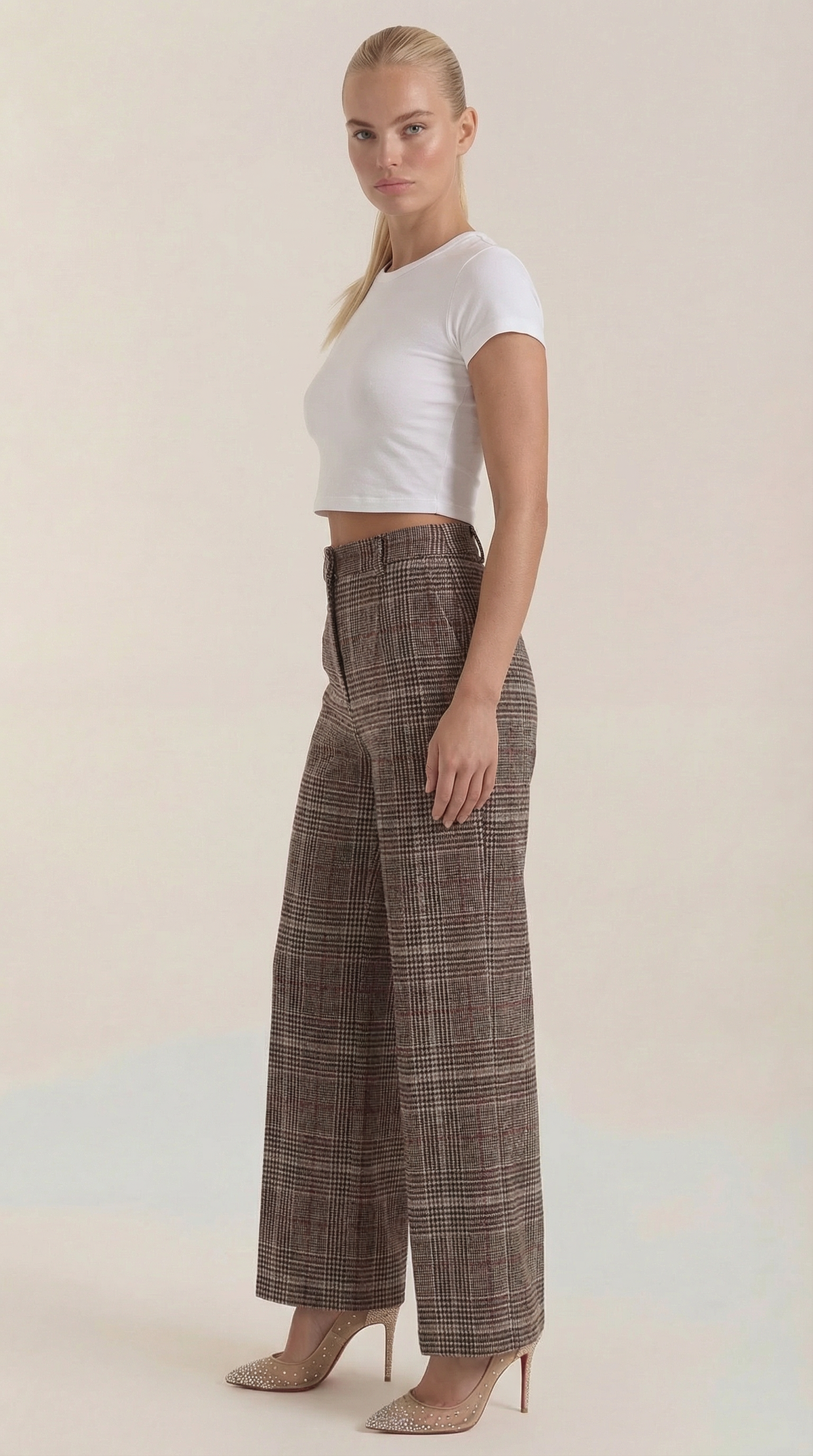 Pantalón de Cuadros Leigh de Alma Sotelo — foto 2
