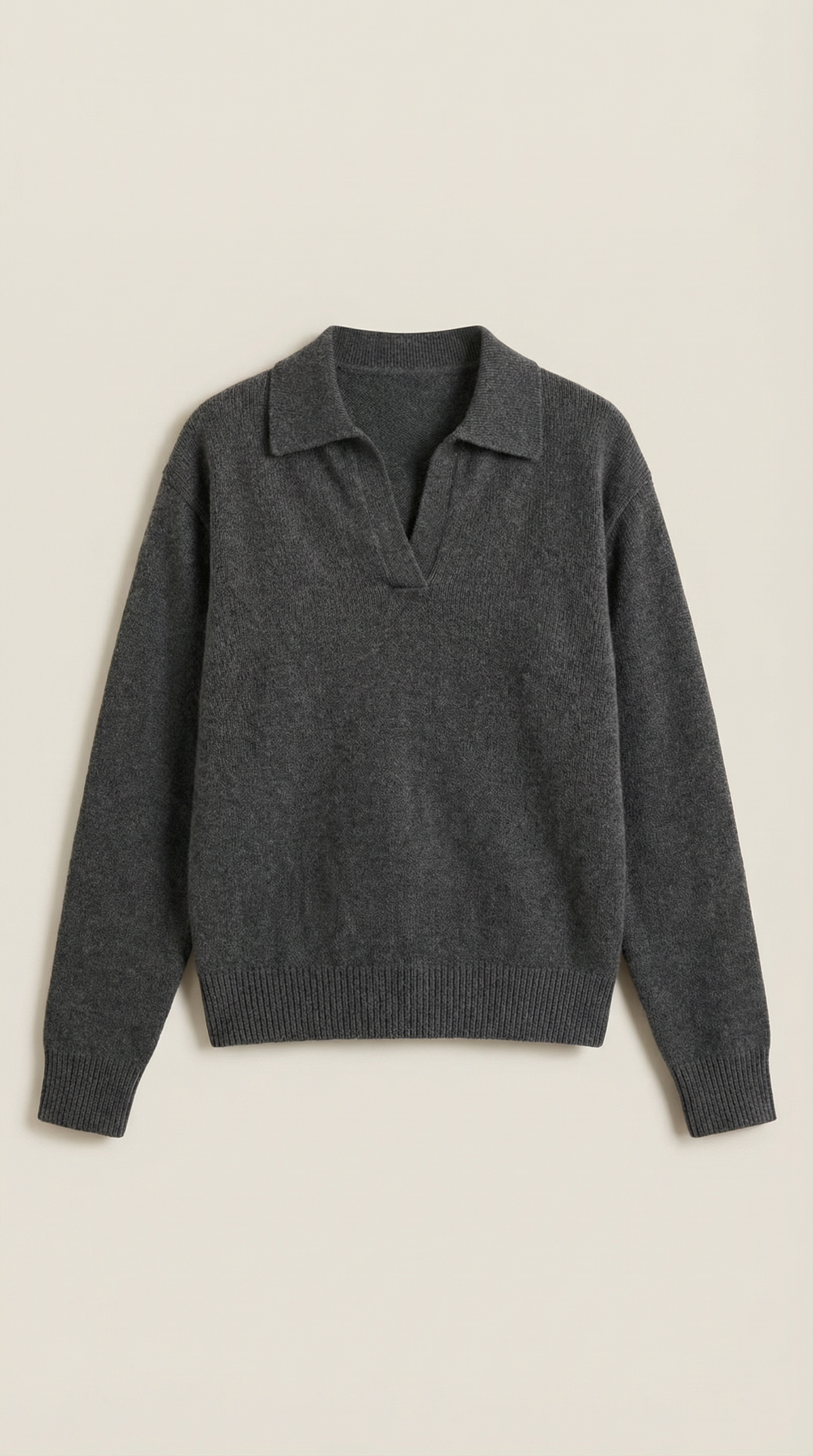 Margaret | Jersey polo con escote en V