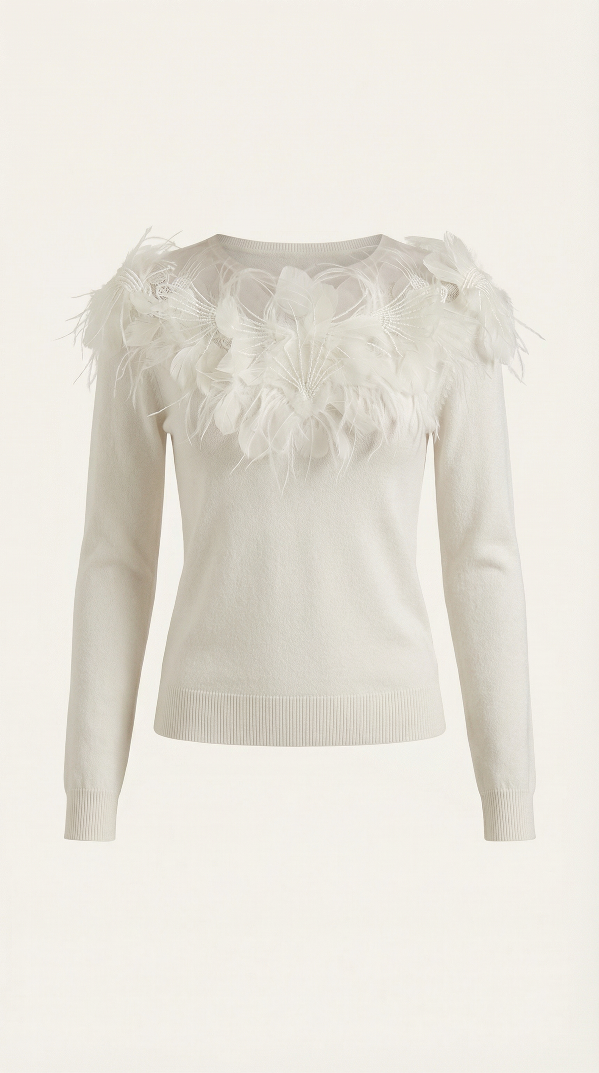 Jersey de Punto con Plumas Marguerite de Alma Sotelo — foto 5