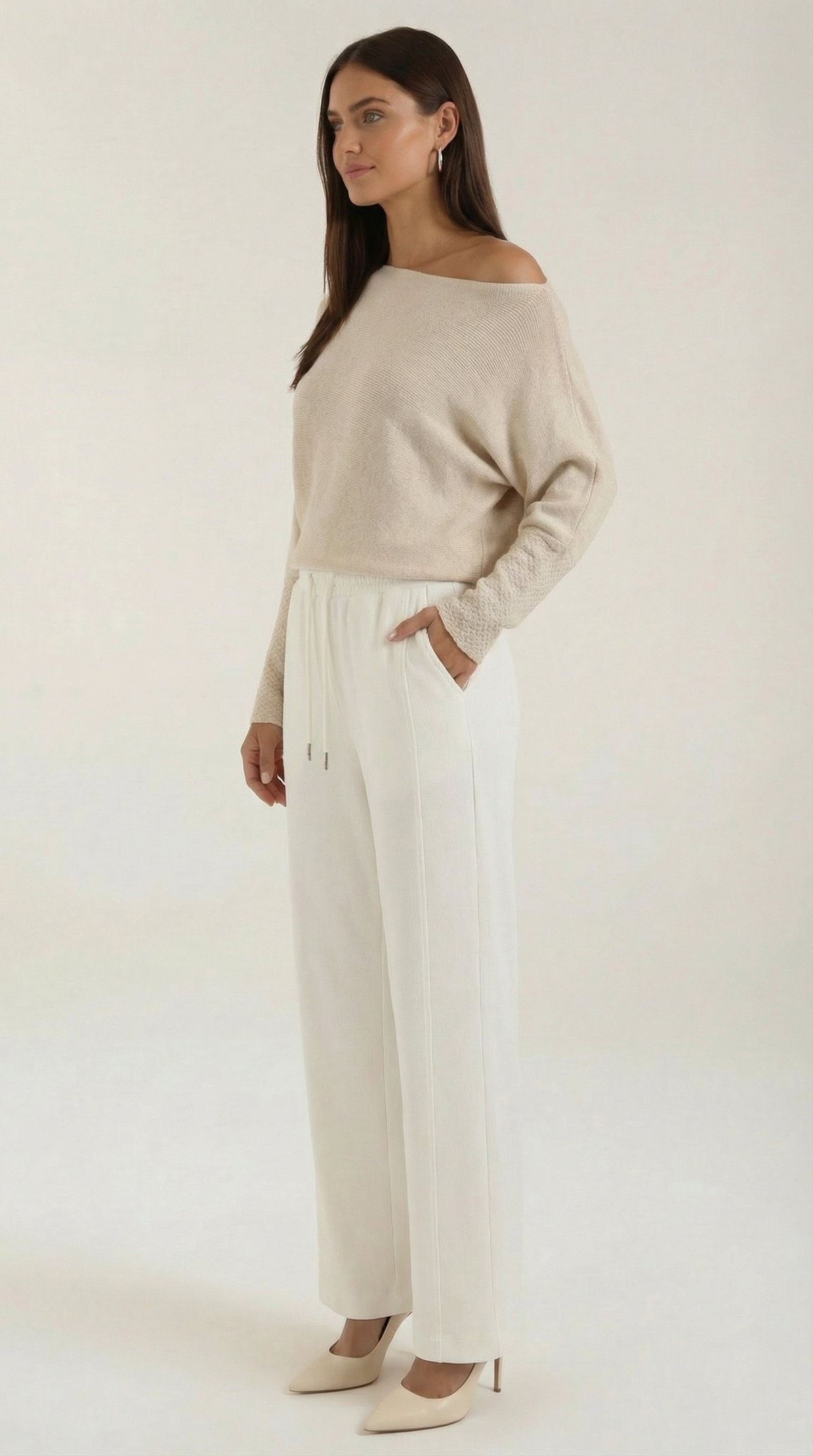 Mildred | Jersey de punto con hombro descubierto