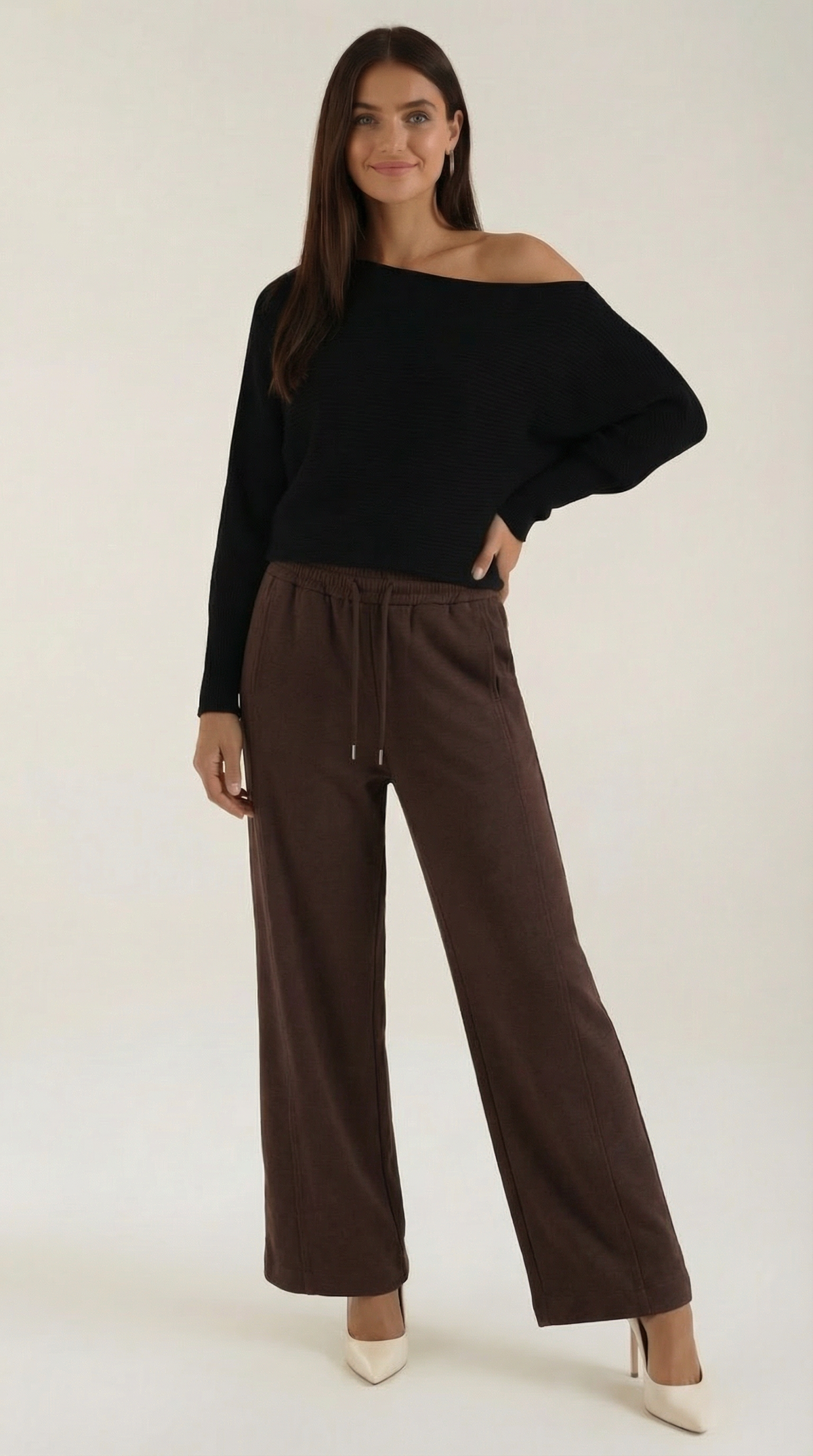 Mildred | Jersey de punto con hombro descubierto