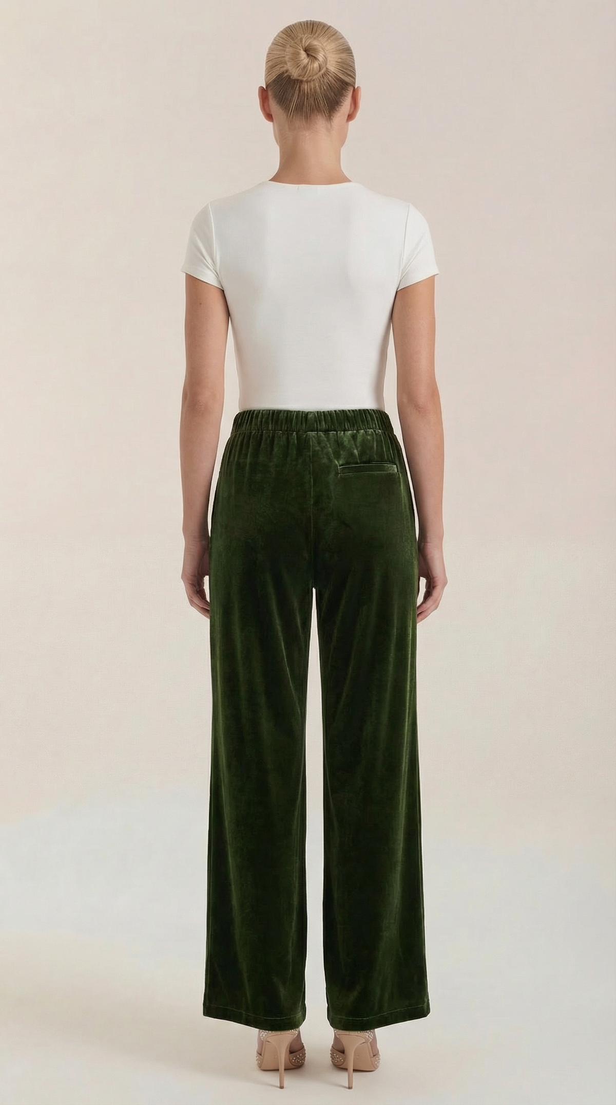 Pantalón Ancho de Terciopelo Nadine de Alma Sotelo — foto 4
