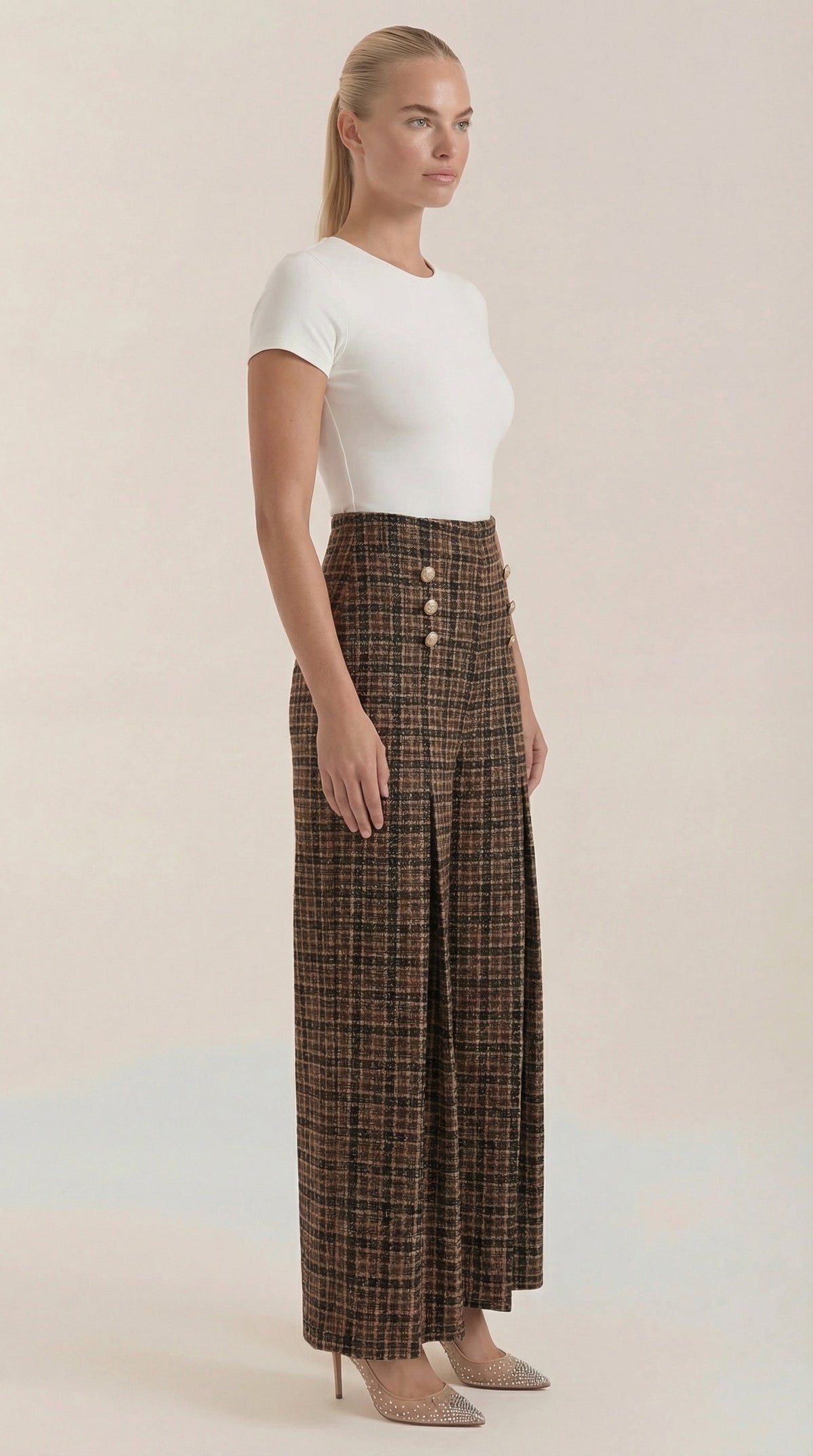Pantalón de Cuadros Naomi de Alma Sotelo — foto 2