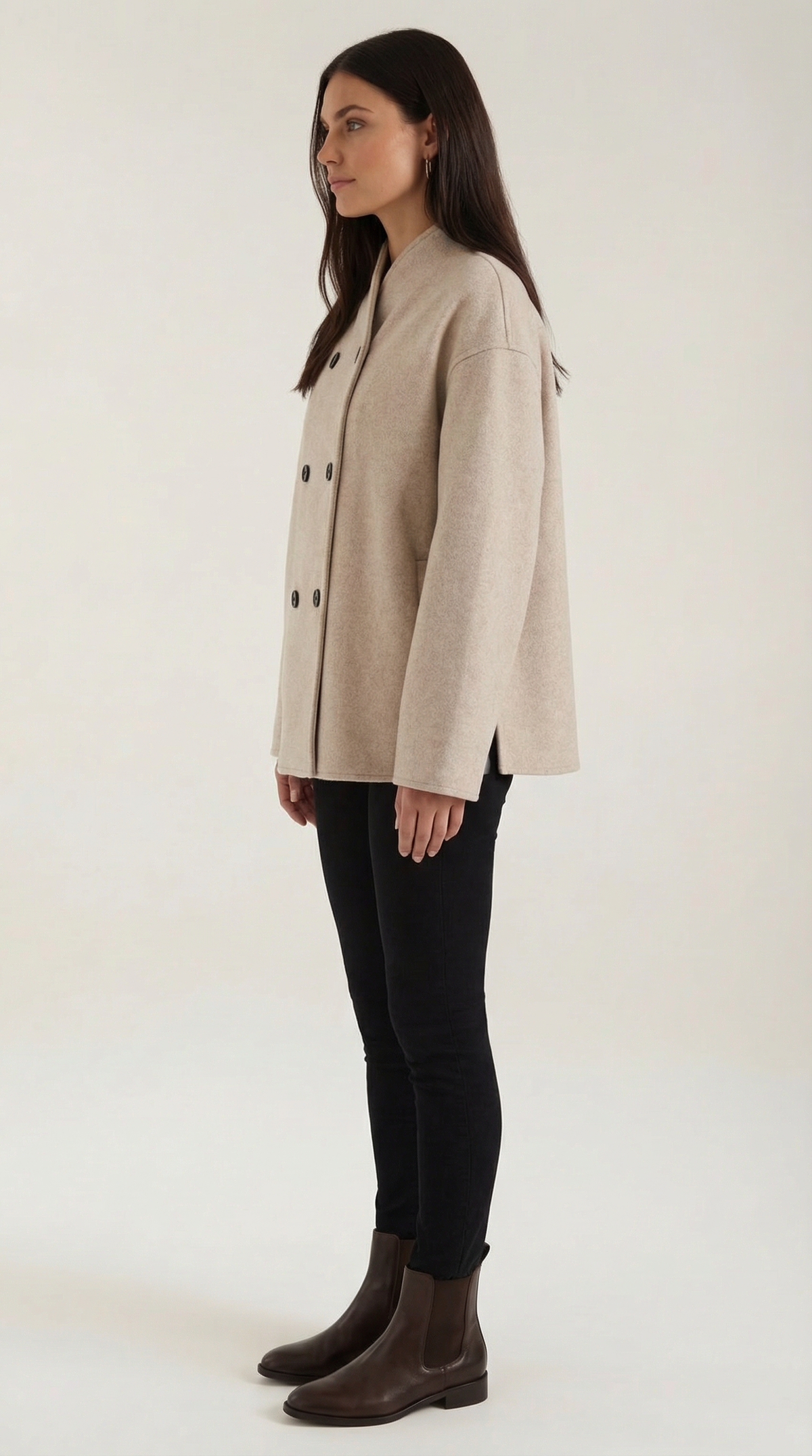 Chaqueta Oversize Pamela con Botones de Alma Sotelo — foto 2