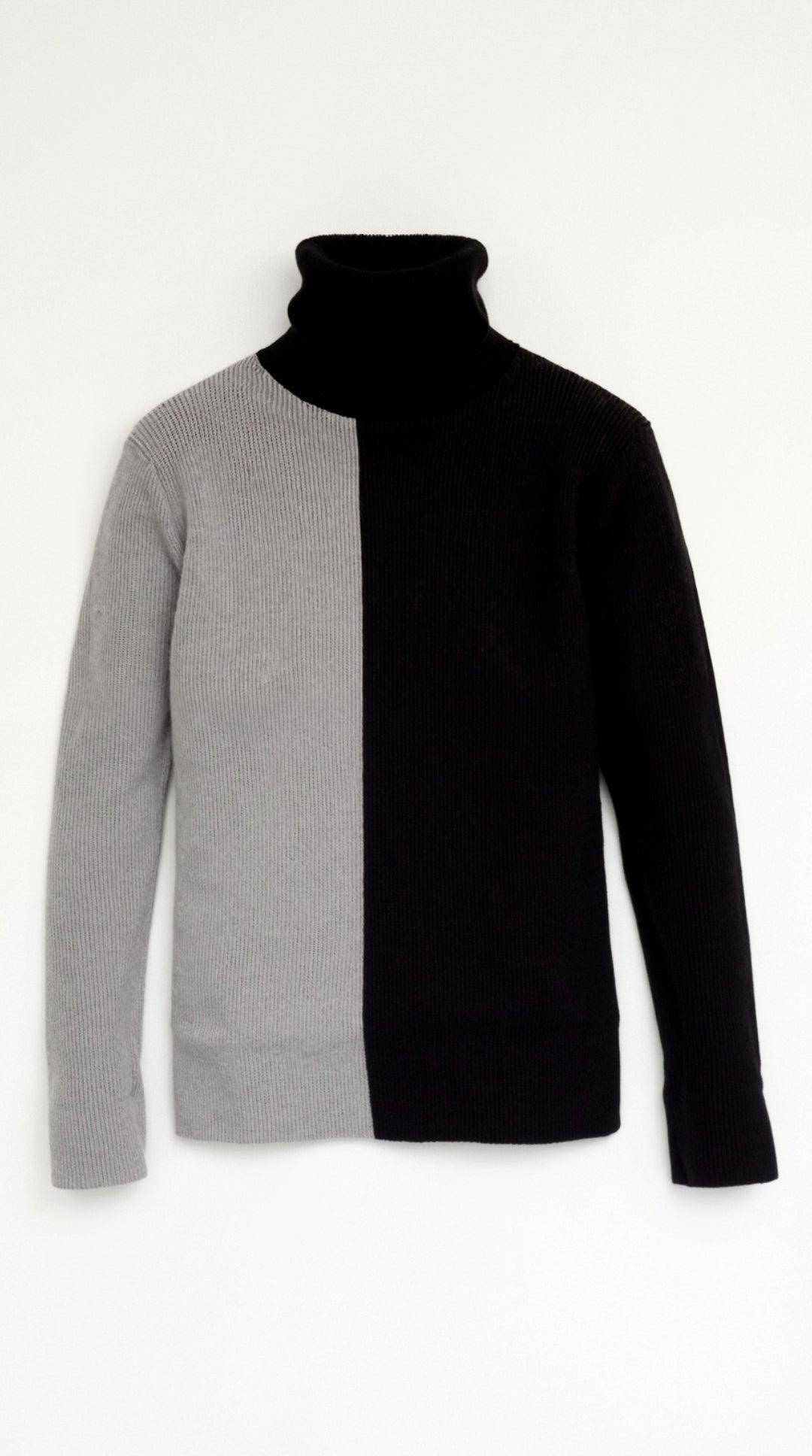 Shannon | Jersey de cuello alto bicolor