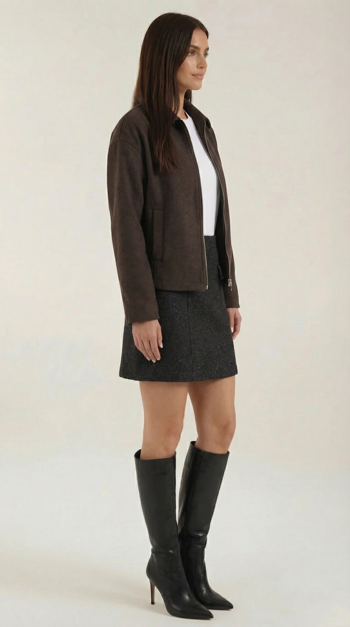 Chaqueta de Punto Teresa con Cremallera de Alma Sotelo — foto 2