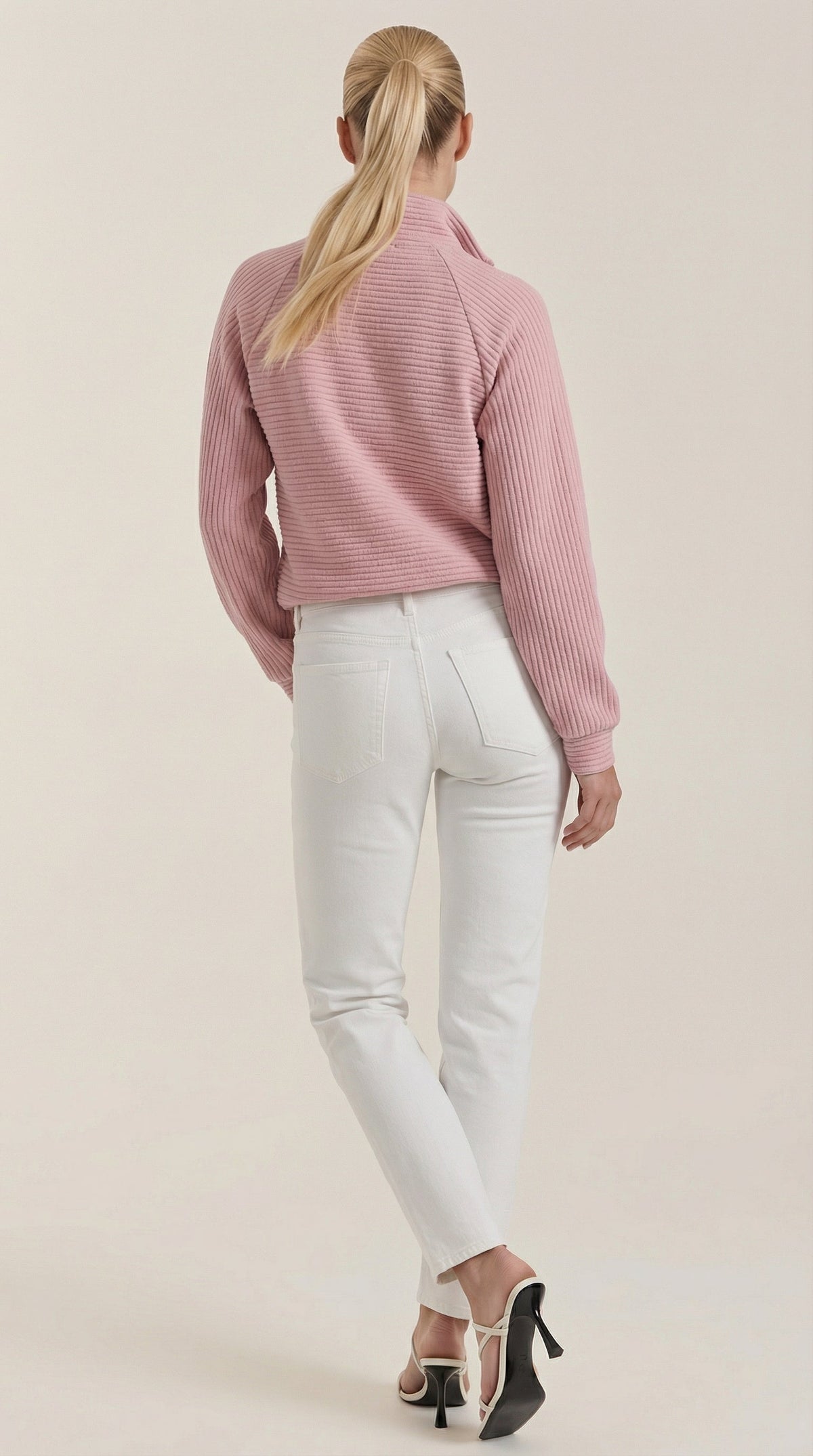 Melinda | Jersey polo con media cremallera